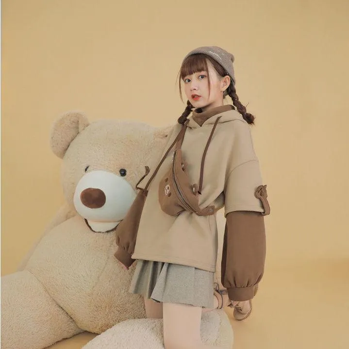 Korean Hoodie  Kawaii Bear