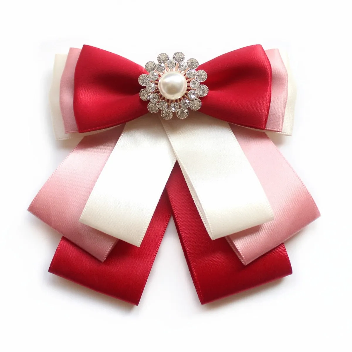 Korean Ribbon Bowknot Brooch