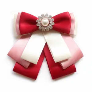 Korean Ribbon Bowknot Brooch