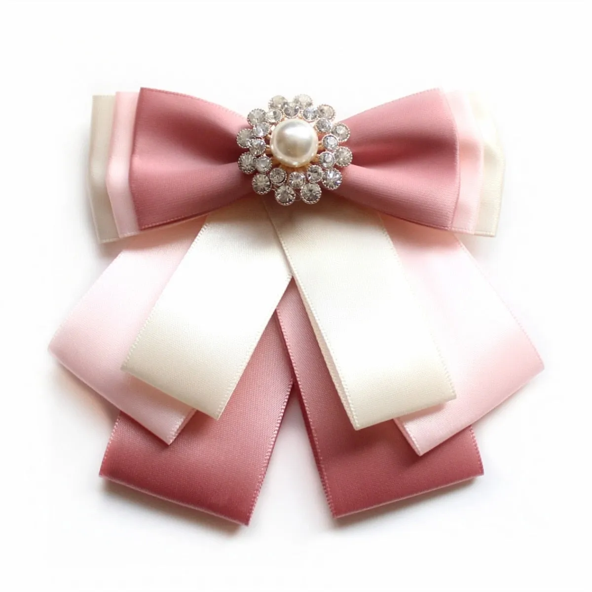 Korean Ribbon Bowknot Brooch