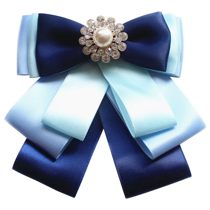 Korean Ribbon Bowknot Brooch