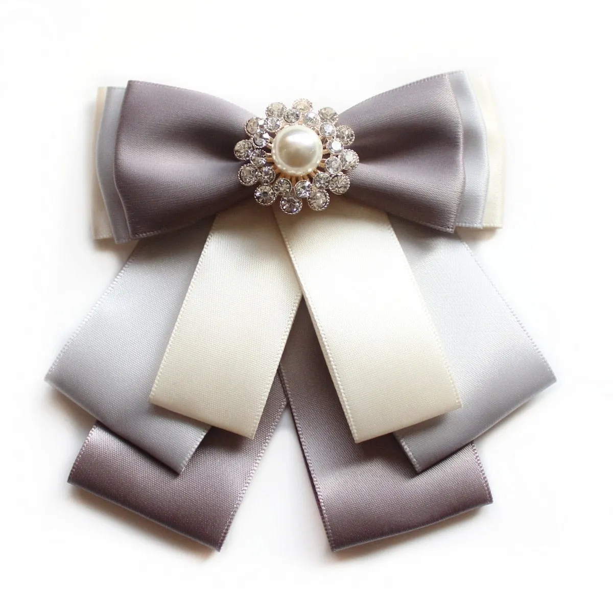 Korean Ribbon Bowknot Brooch