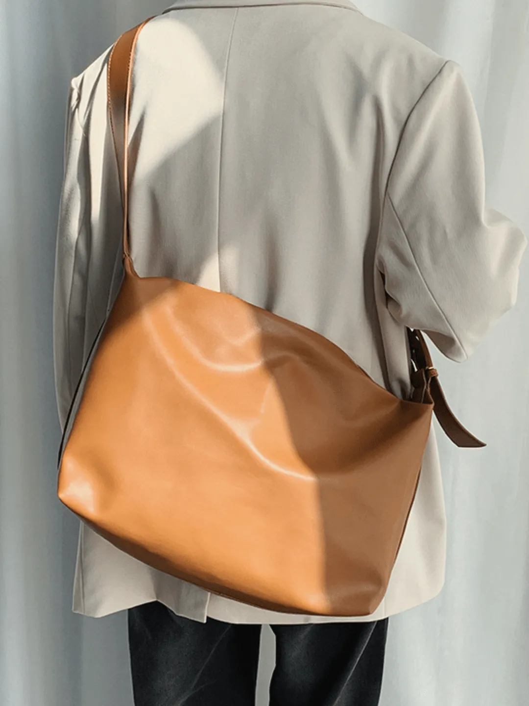 Korean street leather shoulder bag na864