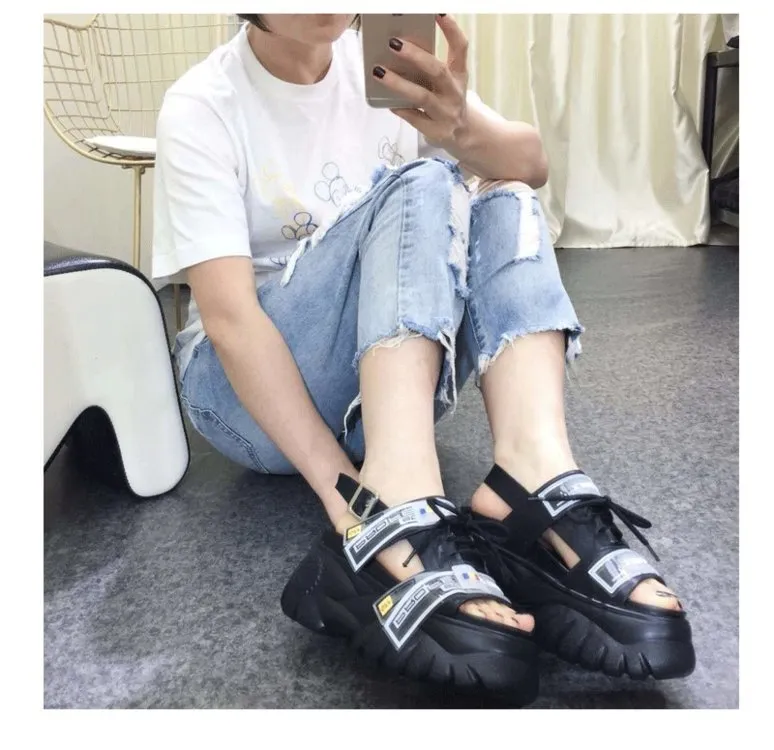 Korean Street Style Wedge Sandal