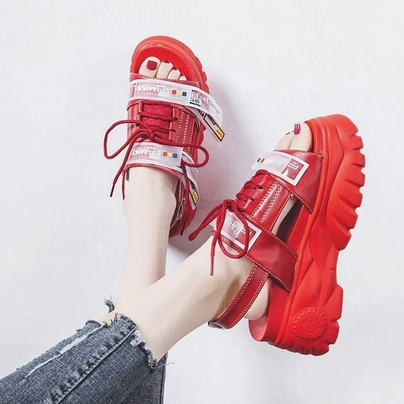 Korean Street Style Wedge Sandal