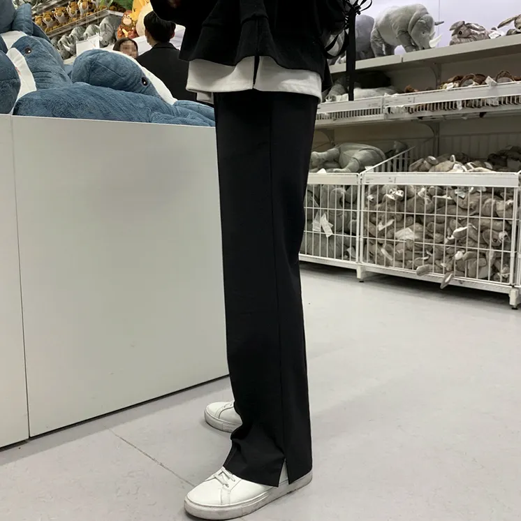 [Korean Style] 2 Color Straight Long Pants