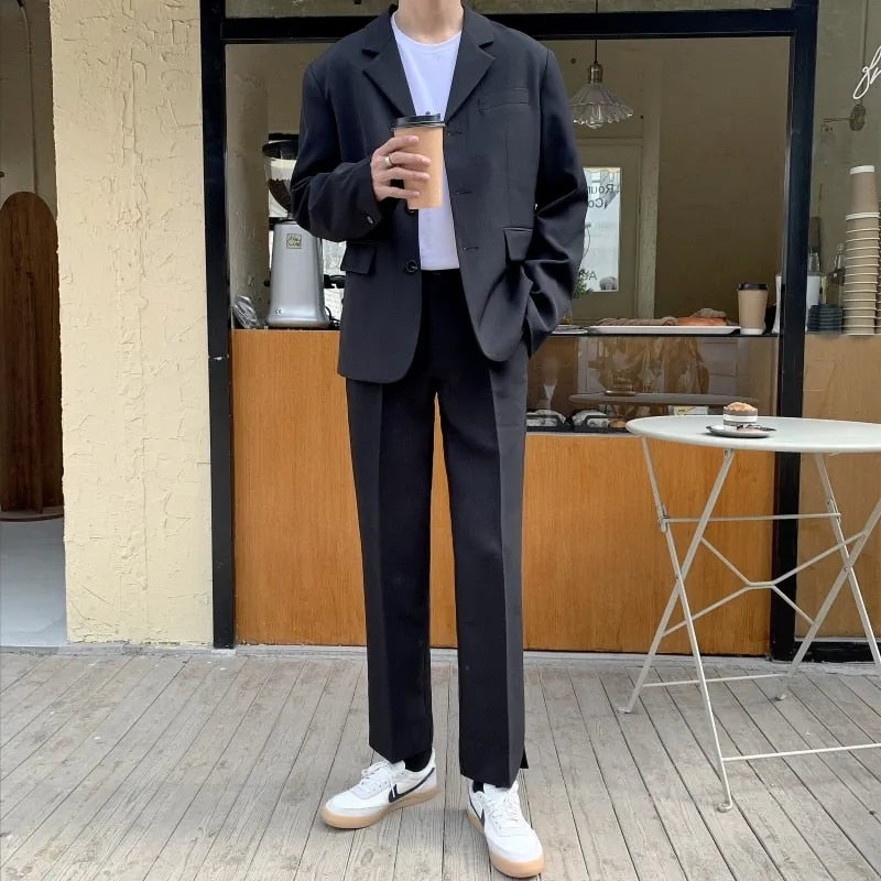 [Korean Style] 2 Colors Hun Straight Casual Pants