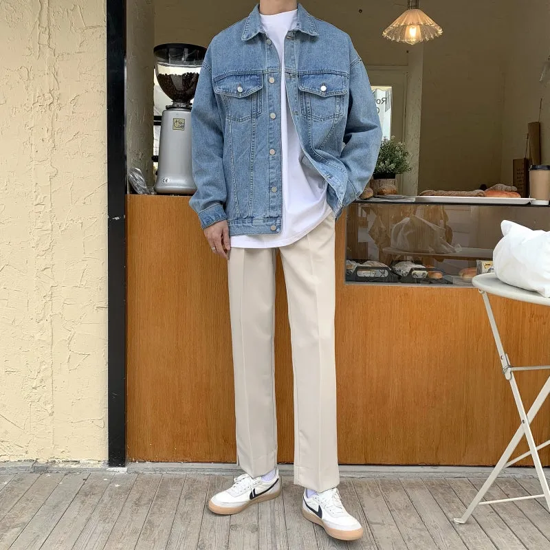 [Korean Style] 2 Colors Hun Straight Casual Pants