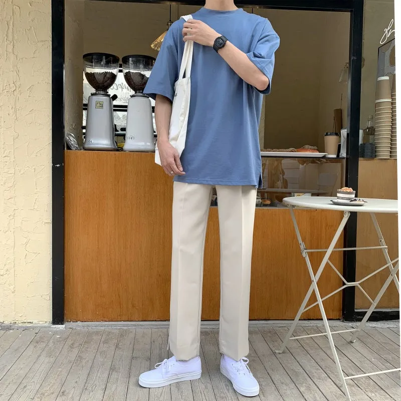 [Korean Style] 2 Colors Hun Straight Casual Pants