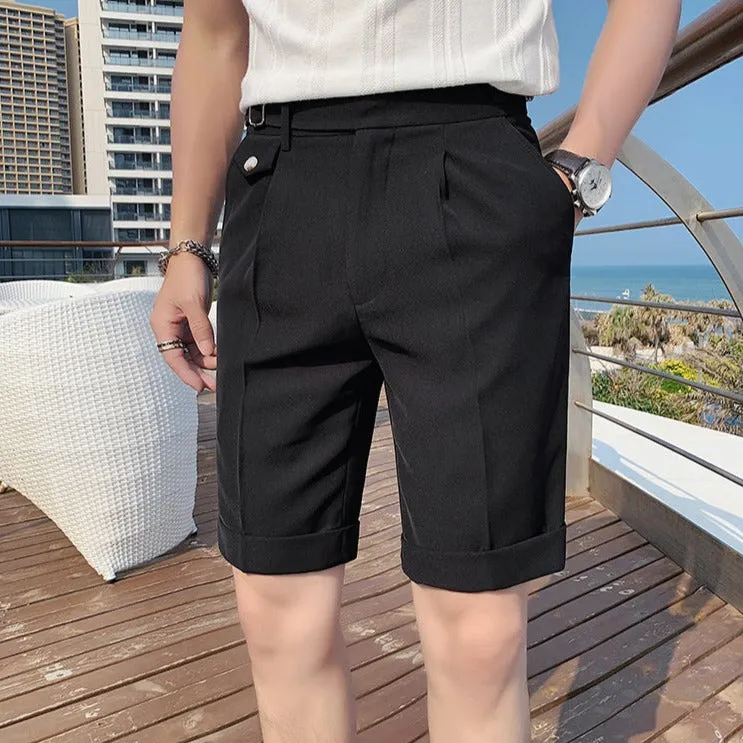 [Korean Style] 2 Colors Lear Casual Short Pants