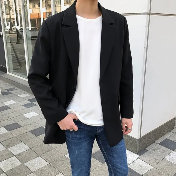 [Korean Style] 2 Colors Loose Casual Jackets