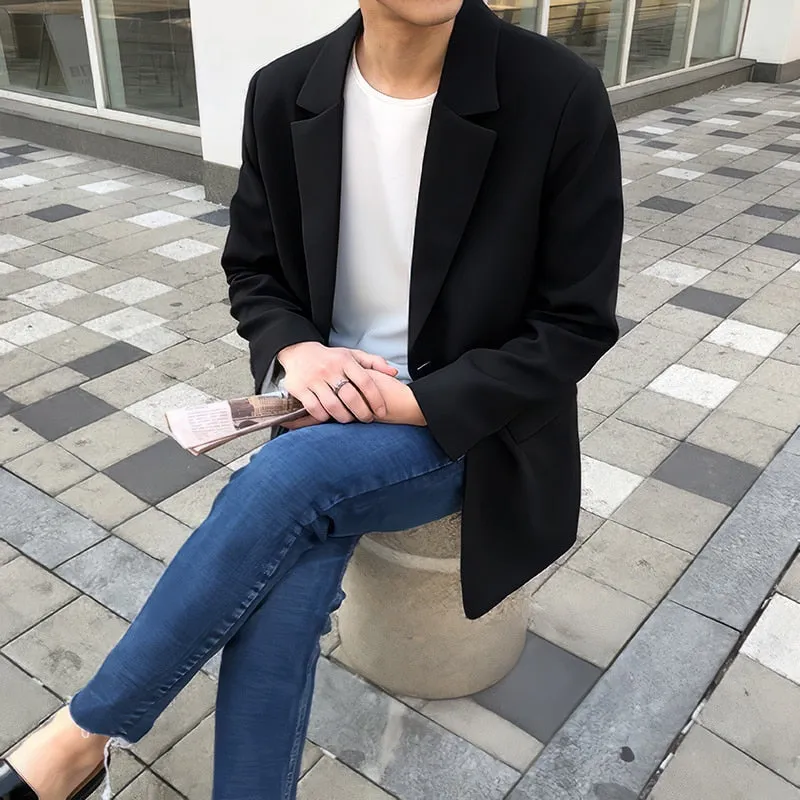 [Korean Style] 2 Colors Loose Casual Jackets