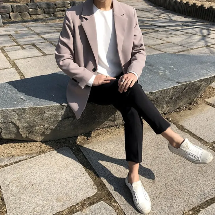 [Korean Style] 2 Colors Loose Casual Jackets