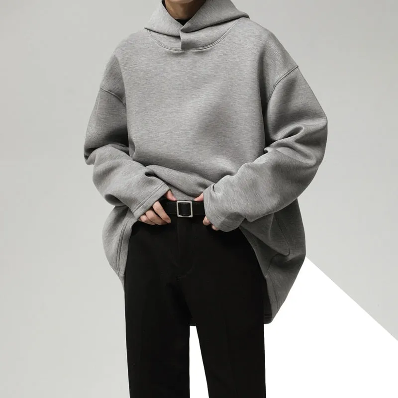 [Korean Style] 2 Colors Solid Oversized Hoodies