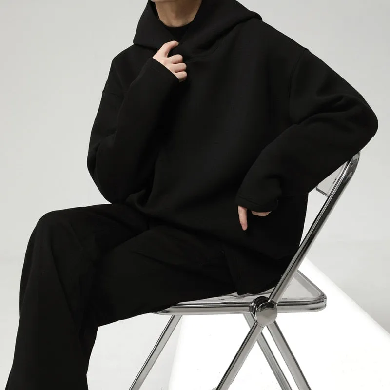 [Korean Style] 2 Colors Solid Oversized Hoodies