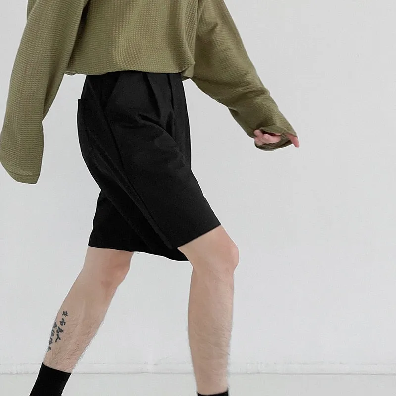[Korean Style] 2 Colors Wide Shorts