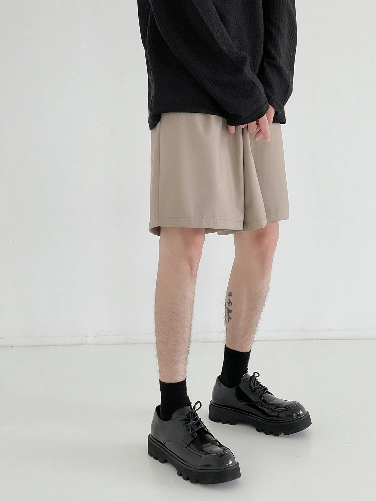 [Korean Style] 2 Colors Wide Shorts