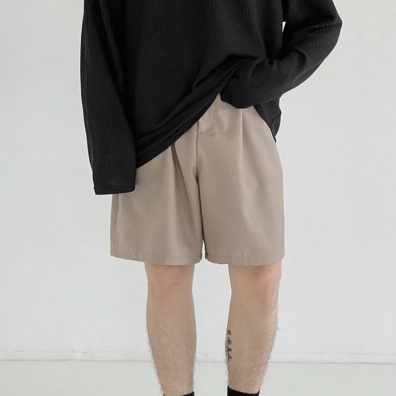 [Korean Style] 2 Colors Wide Shorts