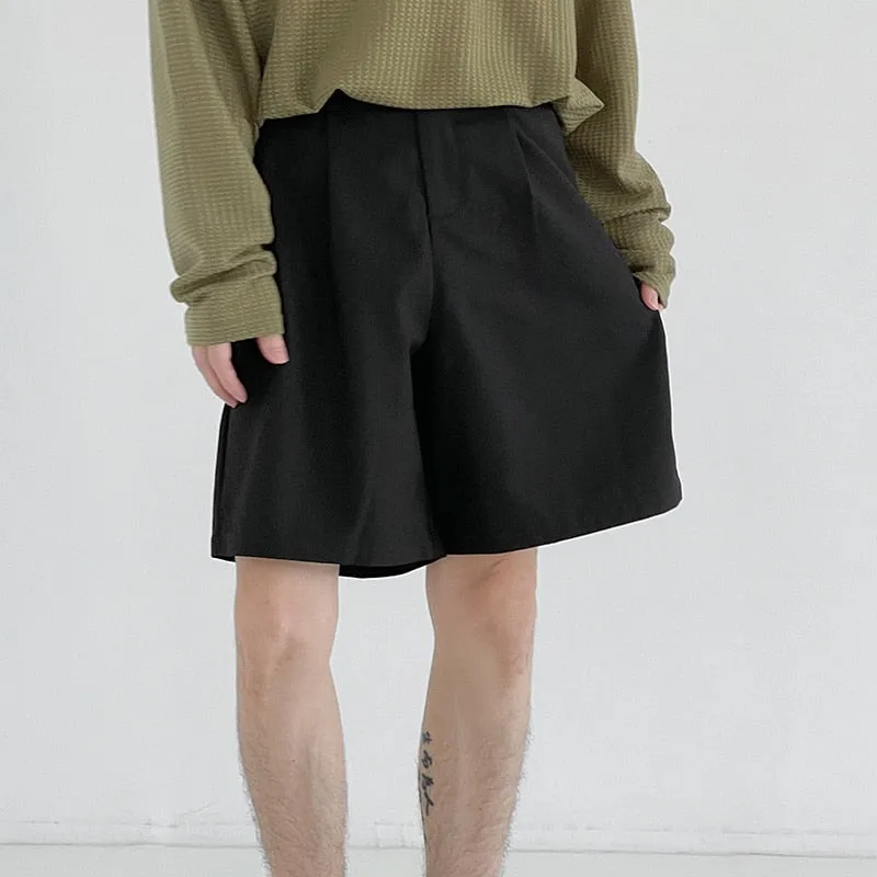 [Korean Style] 2 Colors Wide Shorts
