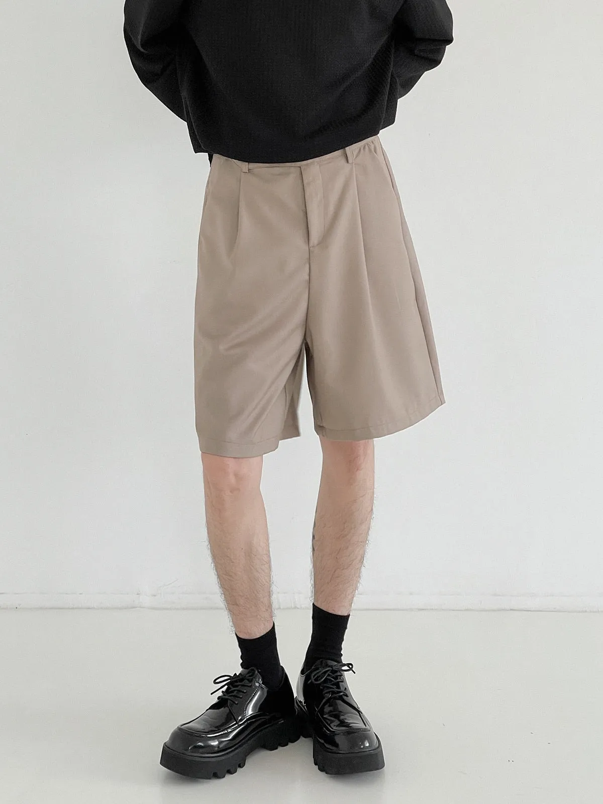 [Korean Style] 2 Colors Wide Shorts
