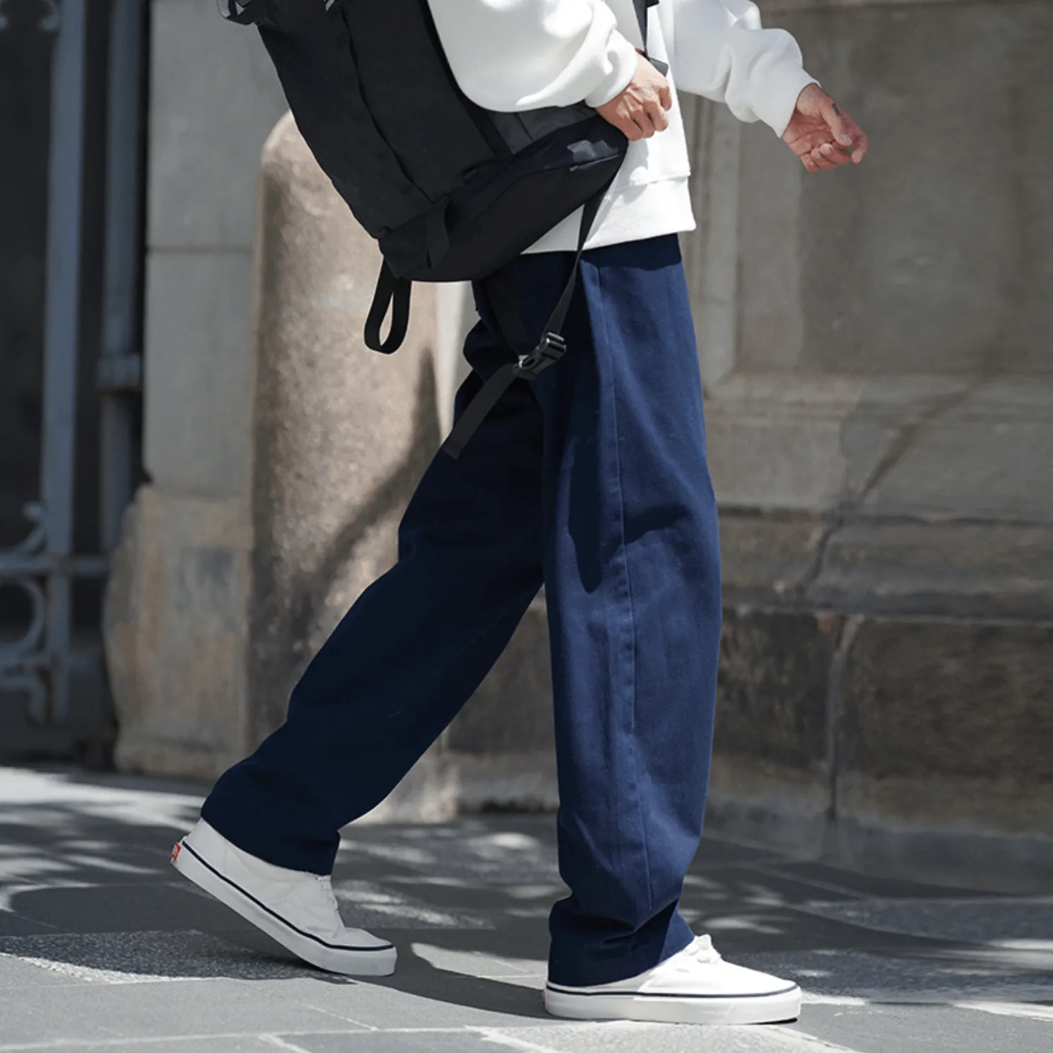 [Korean Style] 3 Colors Cargo Straight Pants