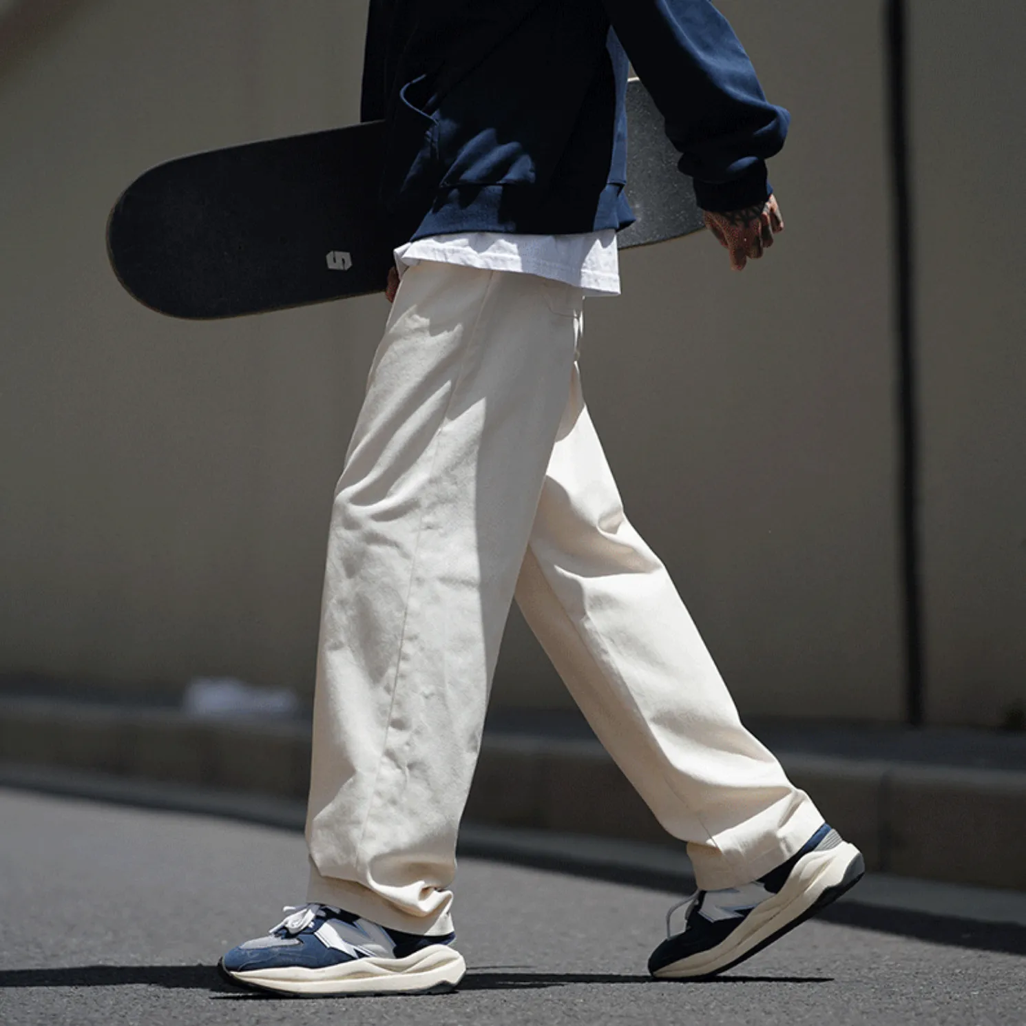 [Korean Style] 3 Colors Cargo Straight Pants