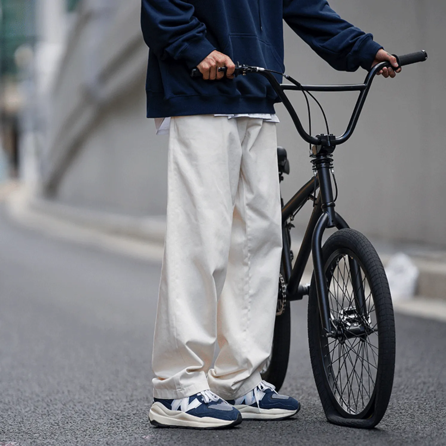 [Korean Style] 3 Colors Cargo Straight Pants