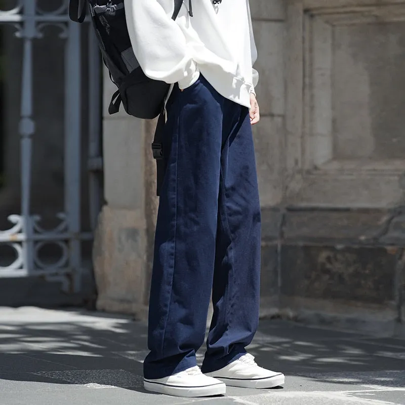 [Korean Style] 3 Colors Cargo Straight Pants