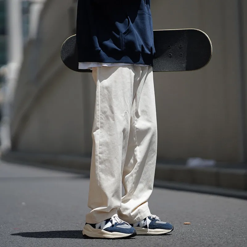 [Korean Style] 3 Colors Cargo Straight Pants