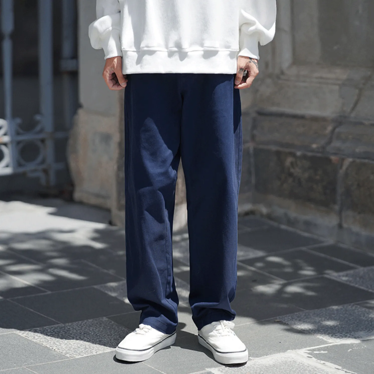[Korean Style] 3 Colors Cargo Straight Pants