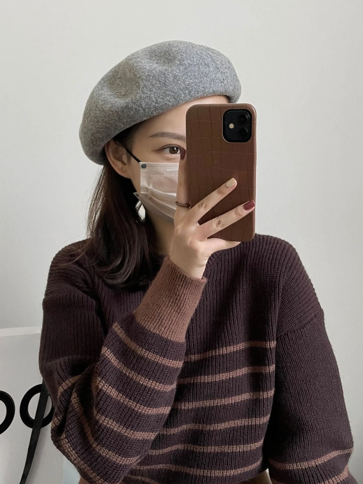 [Korean Style] 6 Color Adjustable Solid Berets