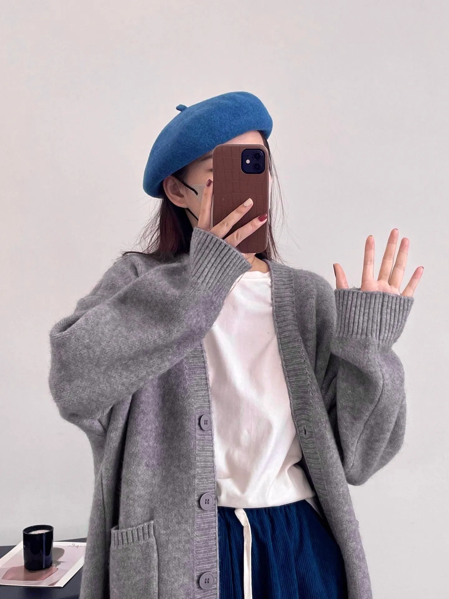 [Korean Style] 6 Color Adjustable Solid Berets