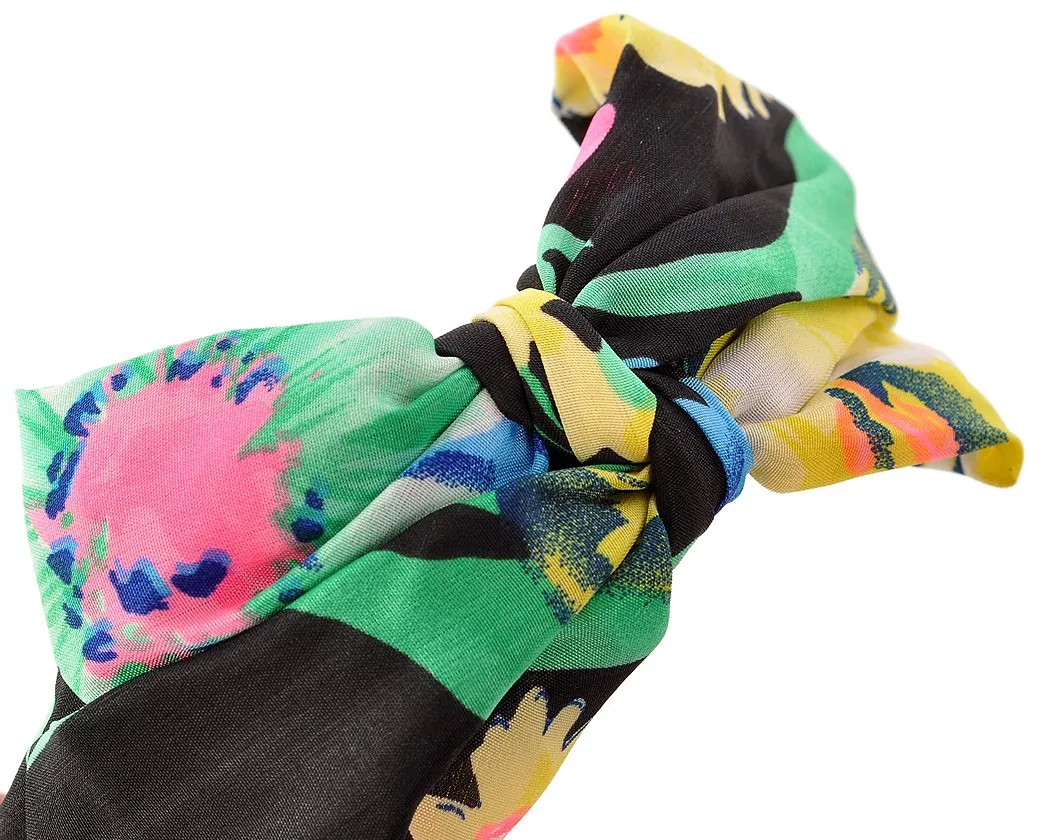 Korean Style Big Bow Floral Headband