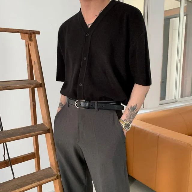 [Korean Style] Dan Casual Oversized Short Cardigan