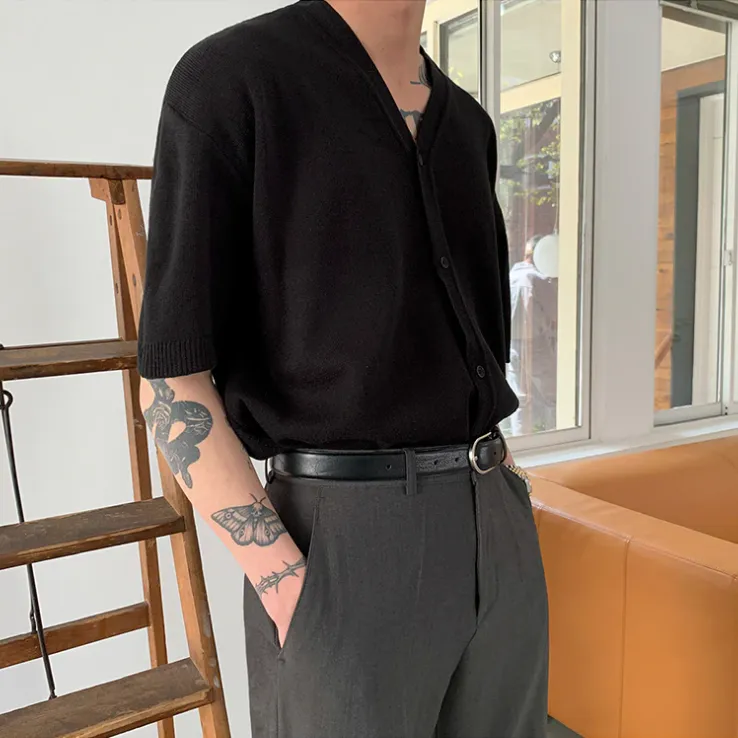 [Korean Style] Dan Casual Oversized Short Cardigan