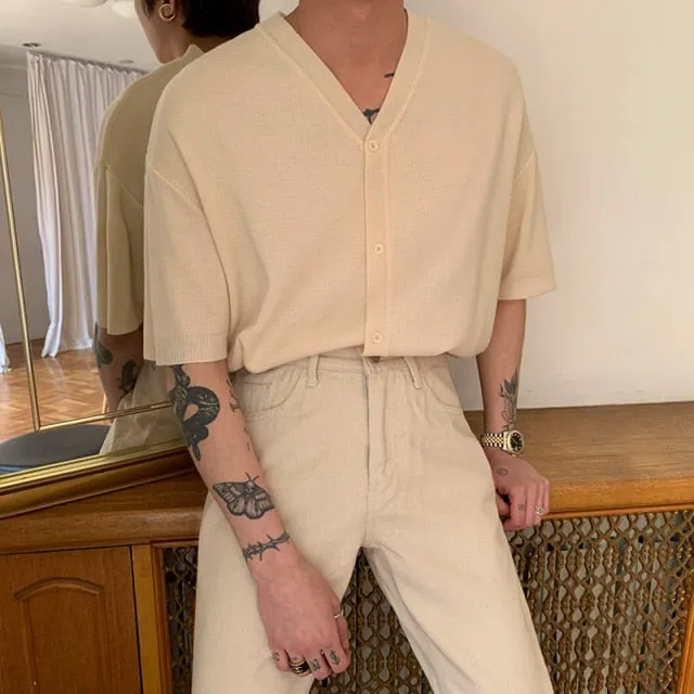 [Korean Style] Dan Casual Oversized Short Cardigan