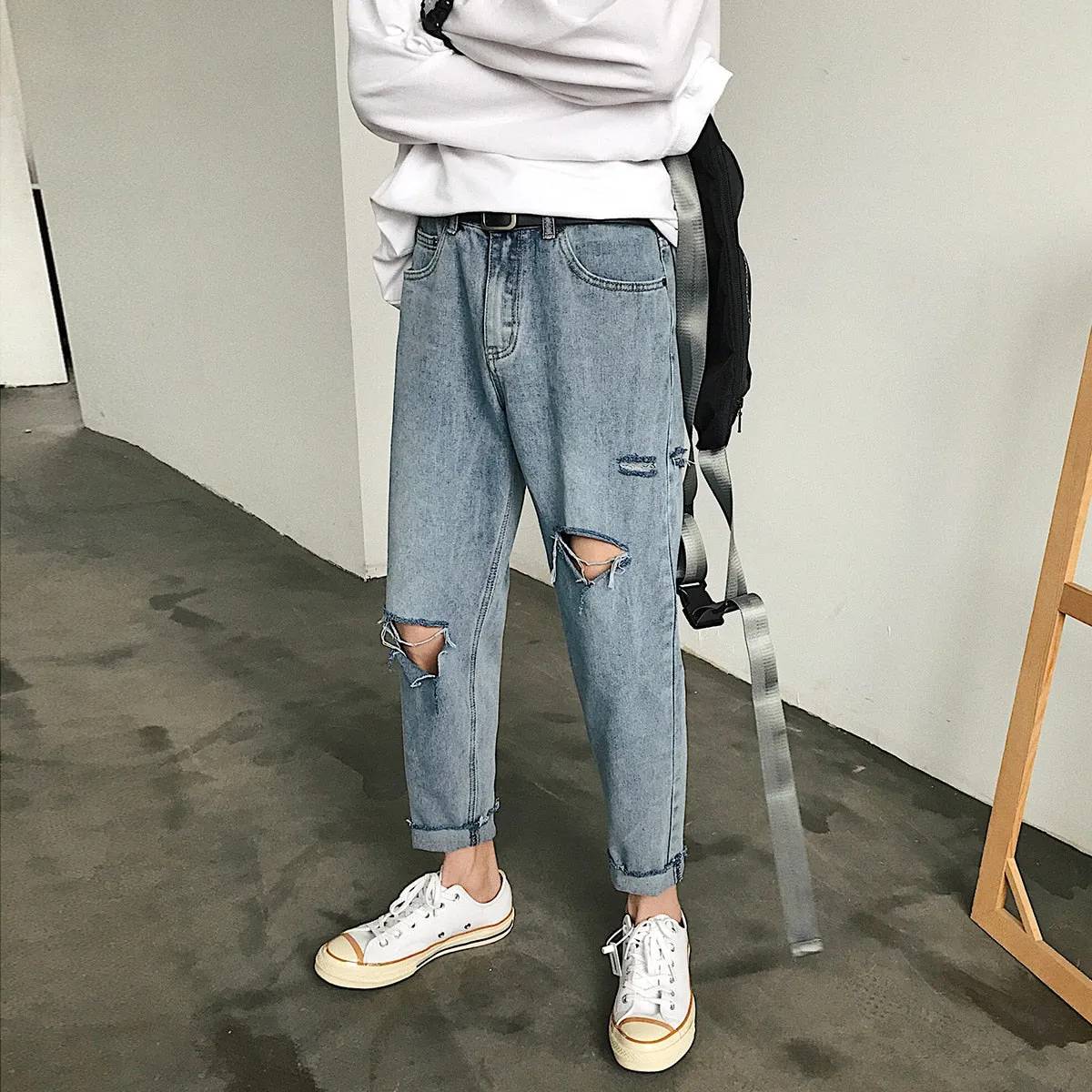 [Korean Style] Evo Washing Denim Jeans