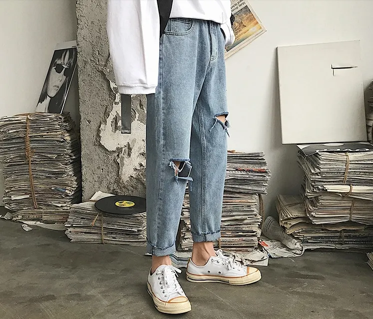 [Korean Style] Evo Washing Denim Jeans