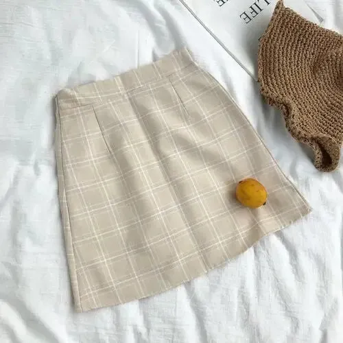 Korean Style High Waist Skirt