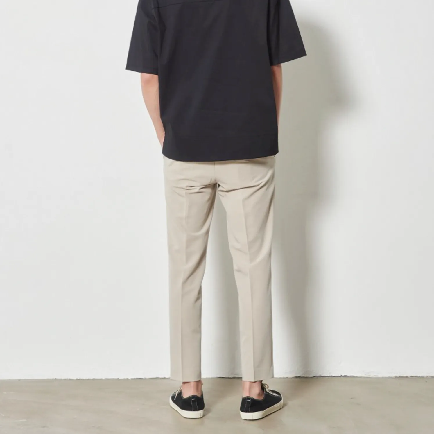 [Korean Style] Khaki/Brown/Black Colors Straight Pants