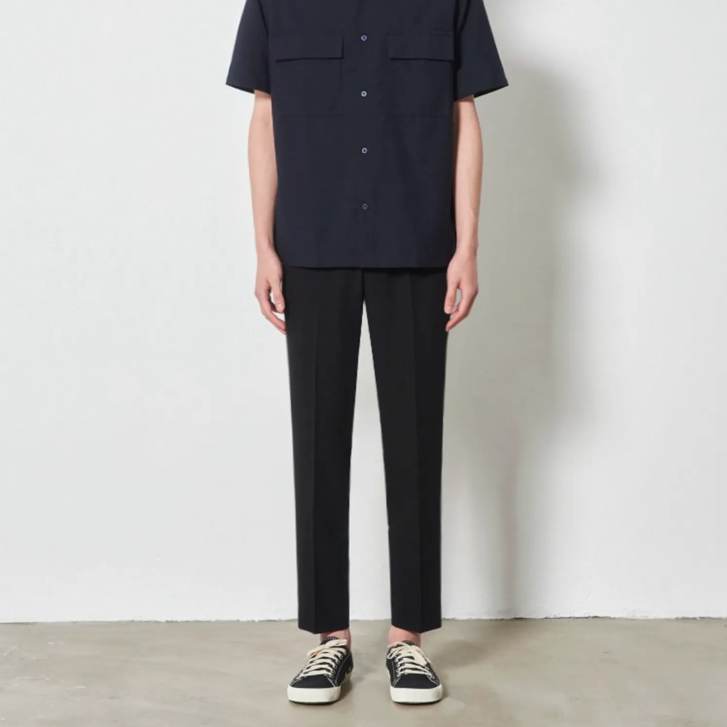 [Korean Style] Khaki/Brown/Black Colors Straight Pants