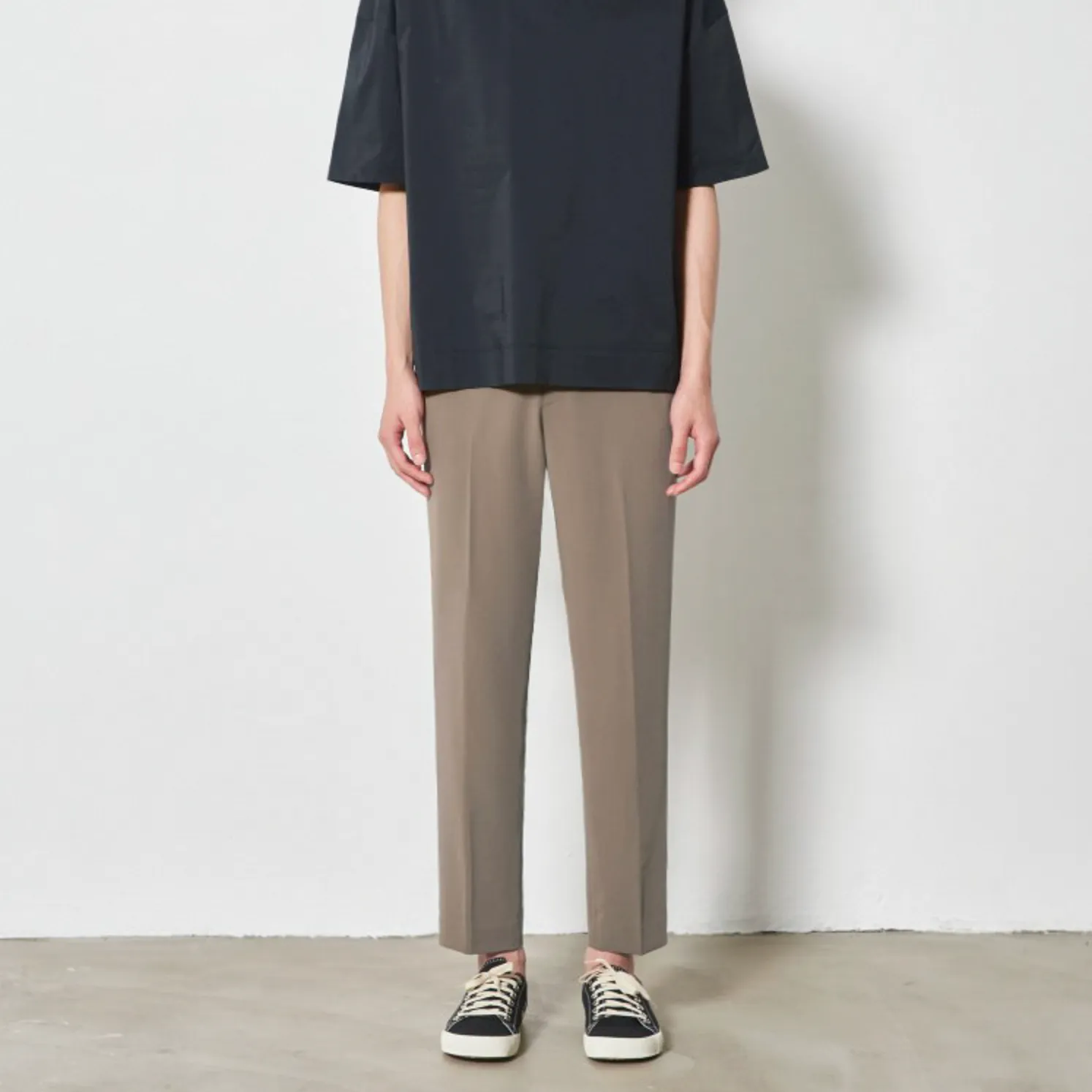 [Korean Style] Khaki/Brown/Black Colors Straight Pants