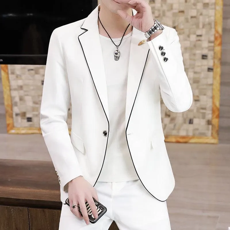 Korean Style Small Suits Men's