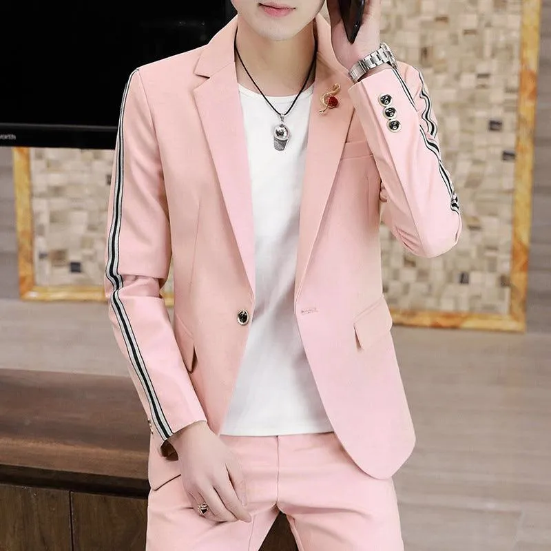 Korean Style Small Suits Men's