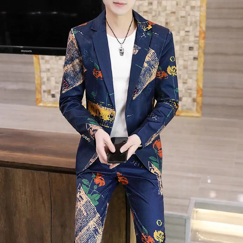 Korean Style Small Suits Men's