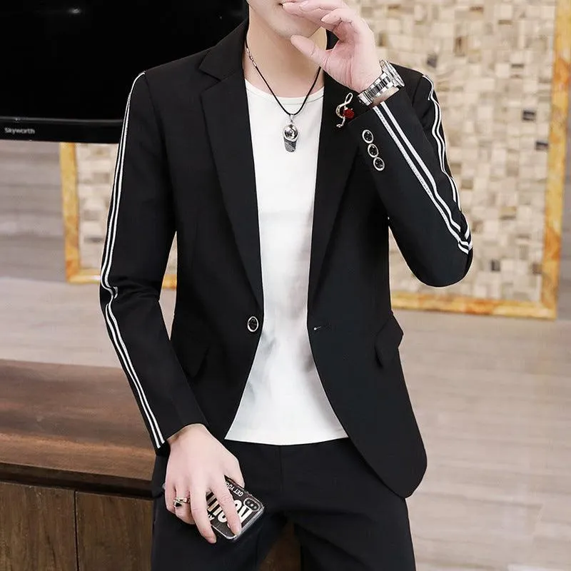 Korean Style Small Suits Men's