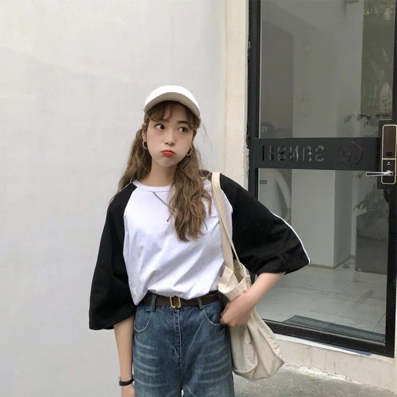 Korean T Shirt Vintage Look