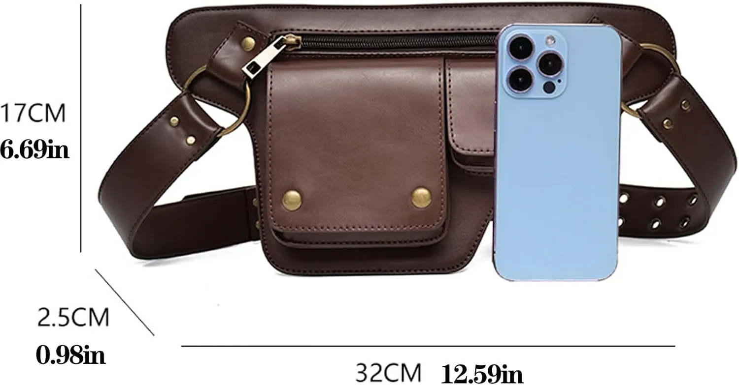 KPYWZER Thigh Drop Leg Bag for women Fanny Pack Renaissance Faire Festival Lace Waist Bag Utility Hip Belt Waist Bags WomensTravel Outdoors