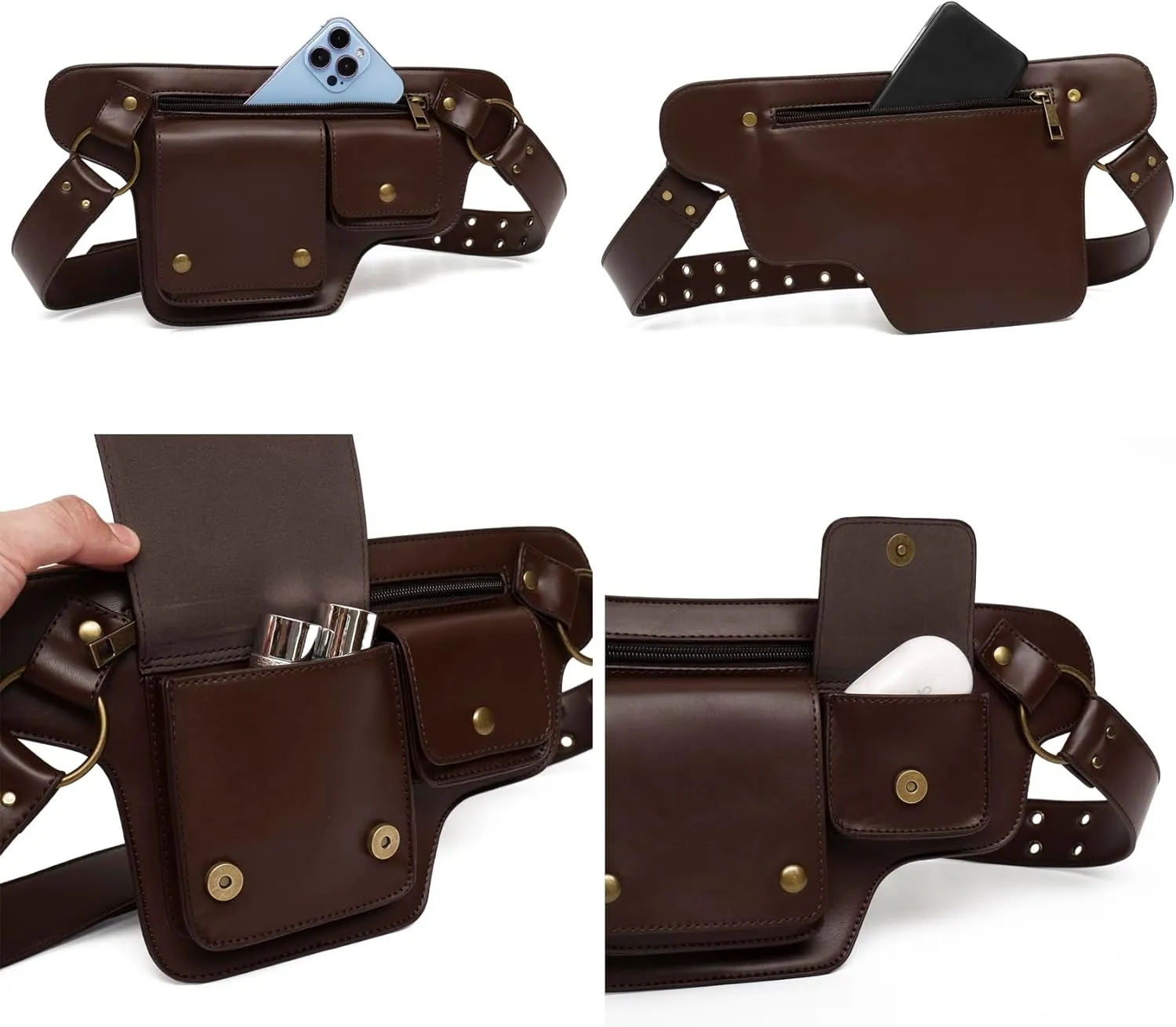 KPYWZER Thigh Drop Leg Bag for women Fanny Pack Renaissance Faire Festival Lace Waist Bag Utility Hip Belt Waist Bags WomensTravel Outdoors