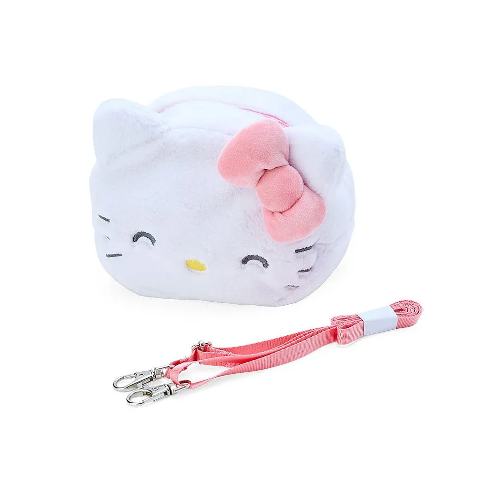 Kuromi Smile Plush Crossbody Bag